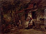 Herman Frederik Carel ten Kate The Farmyard Thief painting
